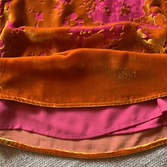 Maeve from Anthropologie Flutter Sleeve Velvet Top - Picture 5 of 5